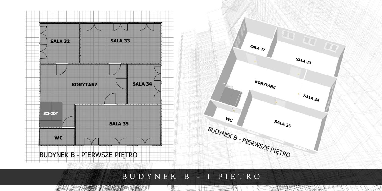 Budynek B - I Piętro